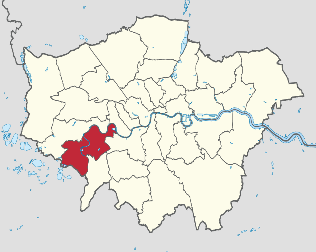 The location of Richmond Escorts