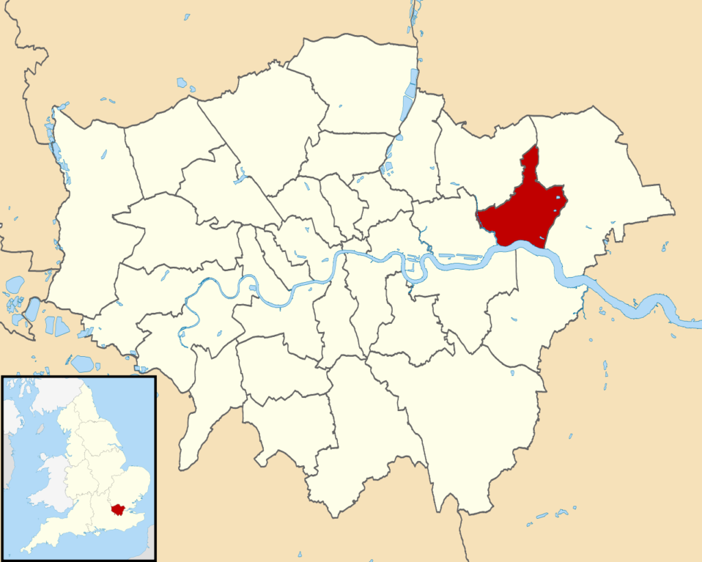 The location of Barking Escorts and Dagenham Escorts
