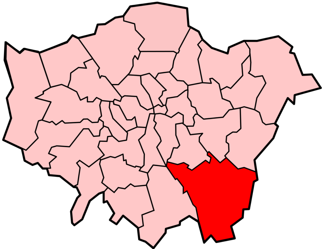 Location of Bromley Escorts