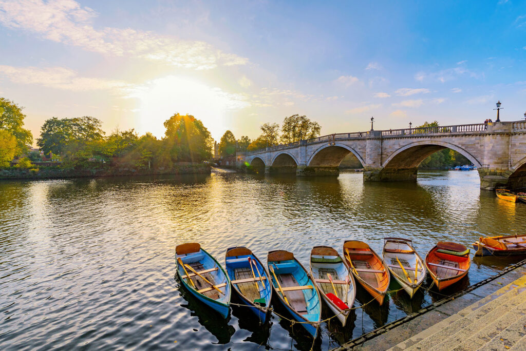 Richmond Escorts on the river Thames in boats